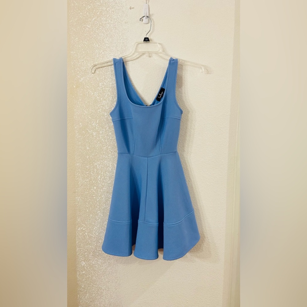Lulu’s Home Before Daylight Periwinkle Mini Dress Size: S - Picture 4 of 11